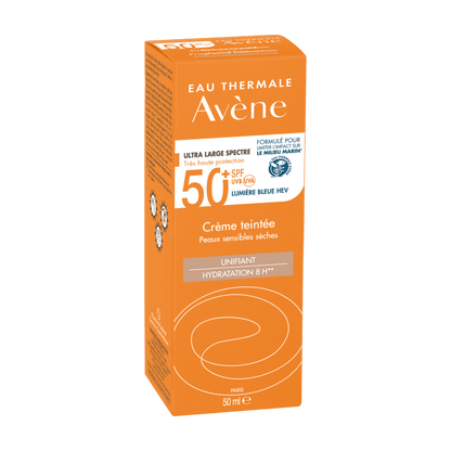 Avene Creme Teintee SPF 50 50 ml Tinted Sunscreen -2 Pack