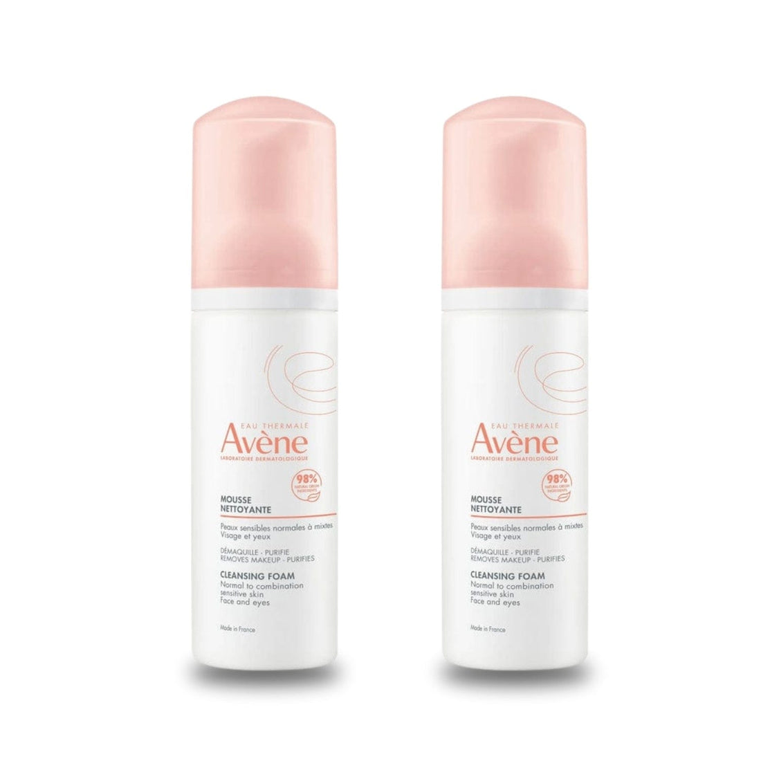 Avene Mousse Nettoyante Cleansing Foam 150ml -2 Pack