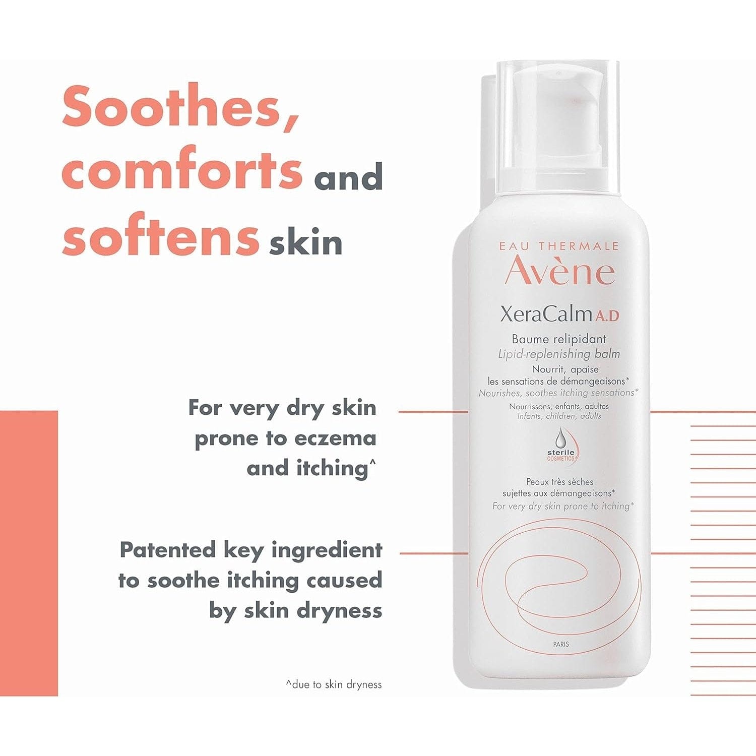 Avene XeraCalm AD Baume 400 ml Moisturizing Balm