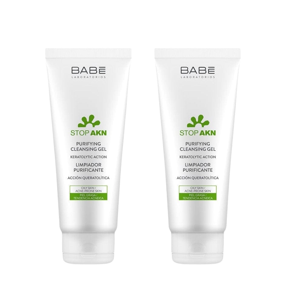 Babe Stop-Akn Purifying Facial Cleansing Gel 100 ml -2 Pack