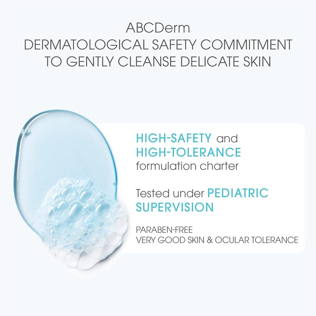 Bioderma Abcderm Foaming Baby & Child Hair and Body Cleansing Gel 1 L -2 Pack