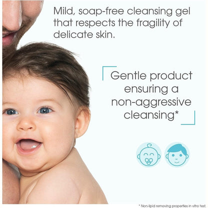 Bioderma Abcderm Foaming Baby &amp; Child Hair and Body Cleansing Gel 1 L -2 Pack