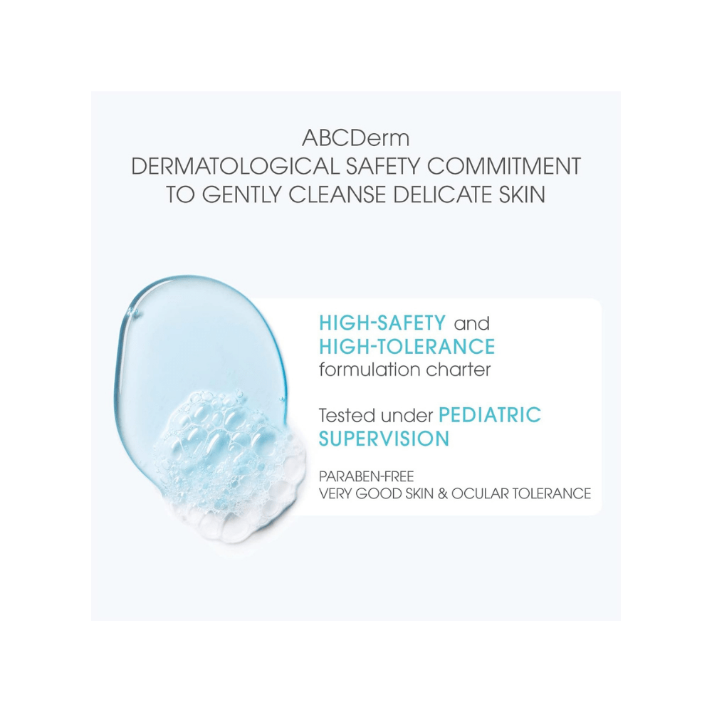 Bioderma Abcderm Foaming Baby & Child Hair and Body Cleansing Gel 1 L