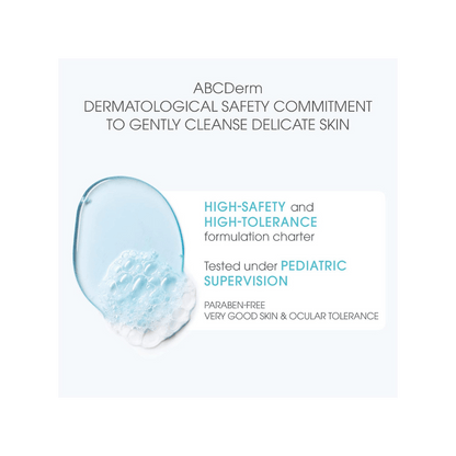 Bioderma Abcderm Foaming Baby &amp; Child Hair and Body Cleansing Gel 1 L