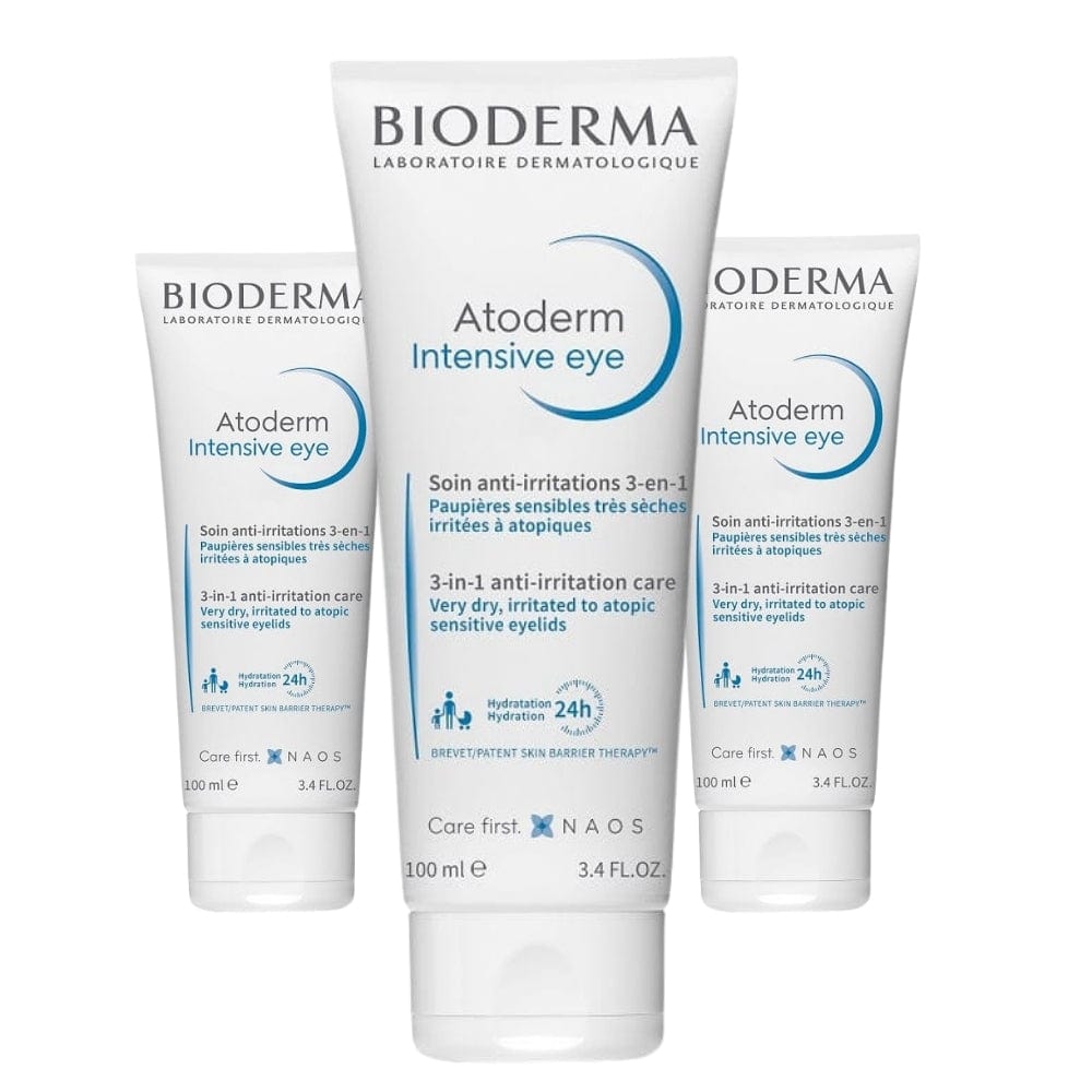 Bioderma Atoderm Intensive Eye Contour Cream 100 ml -3 Pack