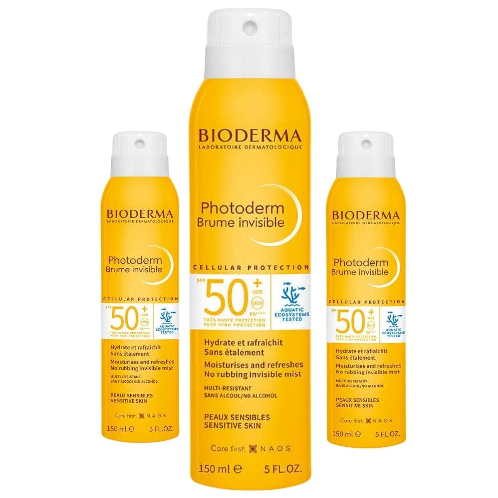 Bioderma Photoderm Brume Invisible Mist SPF 50+ 150 ml -3 Pack