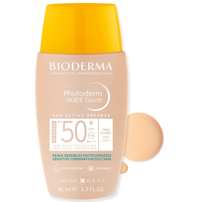 Bioderma Photoderm Nude Touch SPF50+ Very Light 40 ml 4 Pack