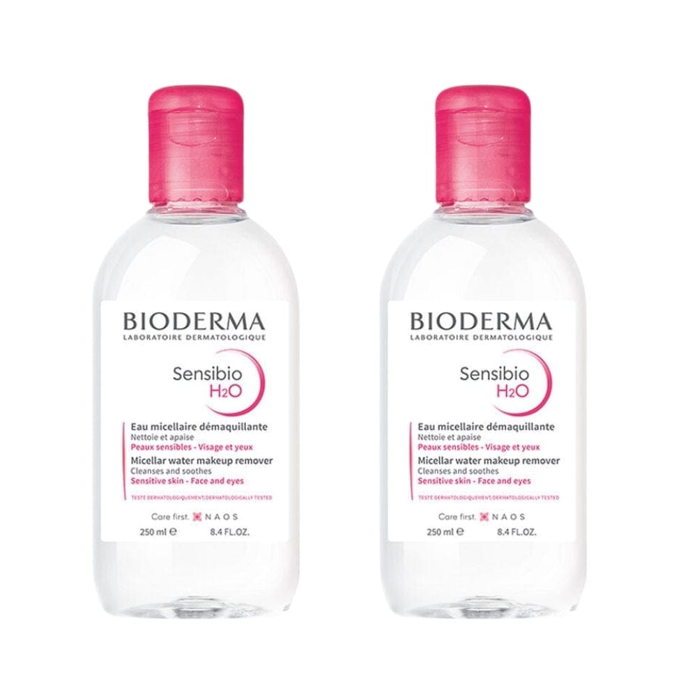Bioderma Sensibio H2O Face and Make-up Cleansing Water 250 ml -2 Pack
