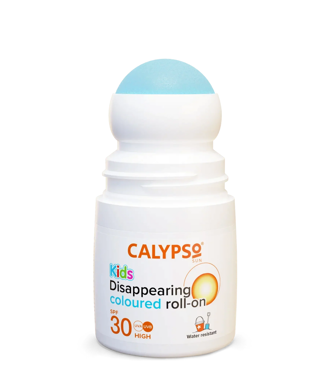 Calypso Kids Disappearing Coloured Roll-on Spf50 30 ml -2 Pack