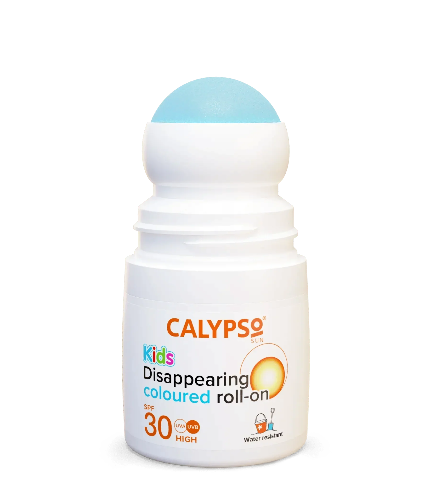 Calypso Kids Disappearing Coloured Roll-on Spf50 30 ml -2 Pack