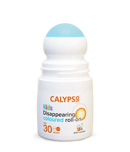 Calypso Kids Disappearing Coloured Roll-on Spf50 30 ml -2 Pack