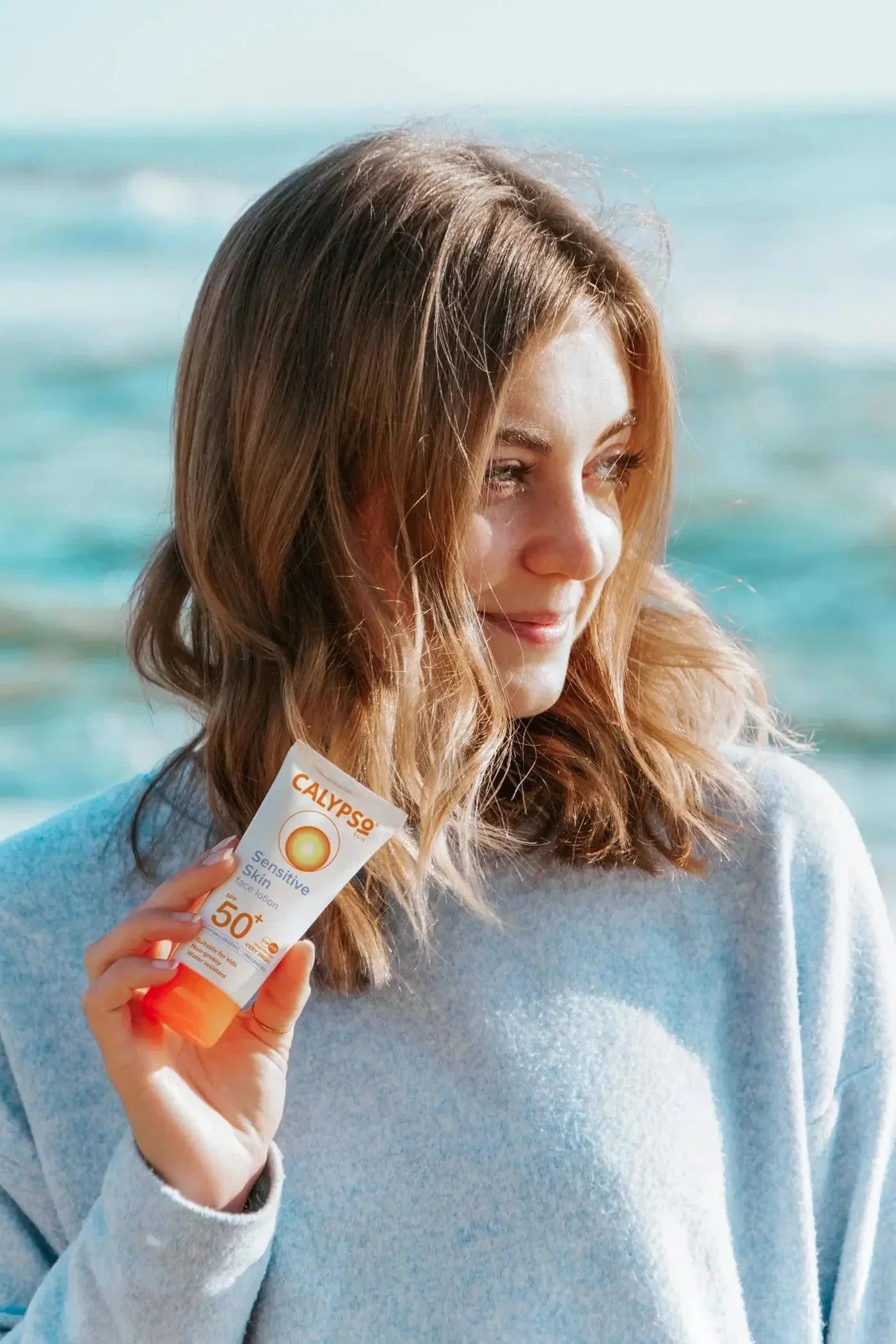 Calypso Sensitive Skin Face Lotion Spf50+ 50 ml -3 Pack