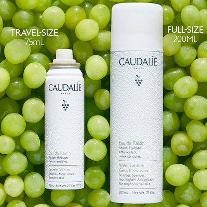 Caudalie Grape Water Hydrating Face Mist - 200ml -2 Pack