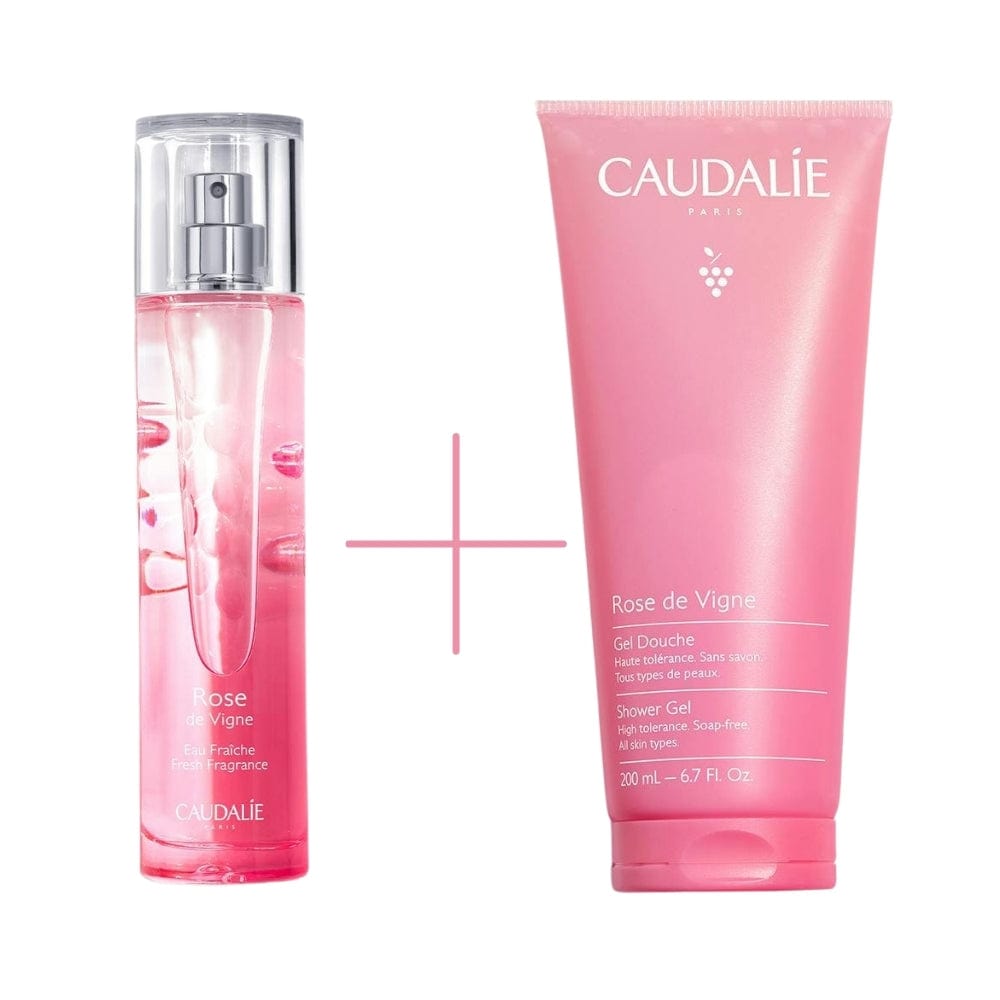 Caudalie Rose de Vigne Fresh Fragrance 50 ml &amp; Rose de Vigne Shower Gel 200 ml