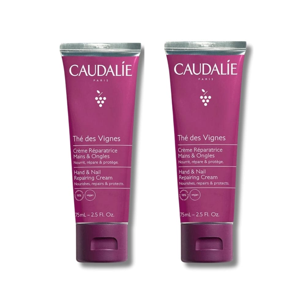 Caudalie The Des Vignes Repairing Hand and Nail Care Cream 75 ml -2 Pack