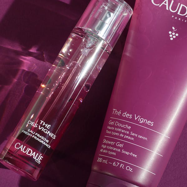 Caudalie The Des Vignes White Musk and Ginger Flavoured Body Fragrance 50ml &amp; The Des Vignes Shower Gel 200 ml