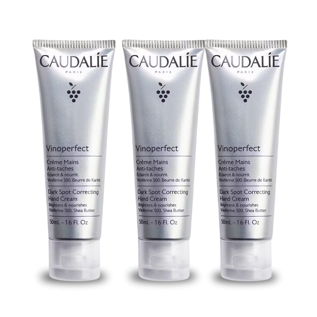 Caudalie Vinoperfect Anti-Spot Hand Care Cream 50 ml -3 Pack