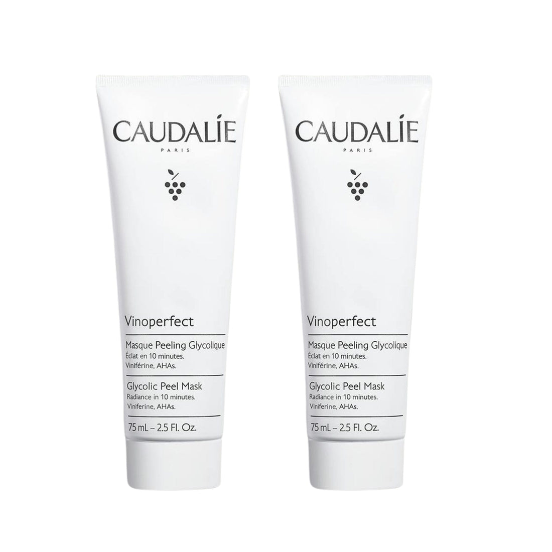 Caudalie Vinoperfect Glycolic Peel 75 ML -2 Pack
