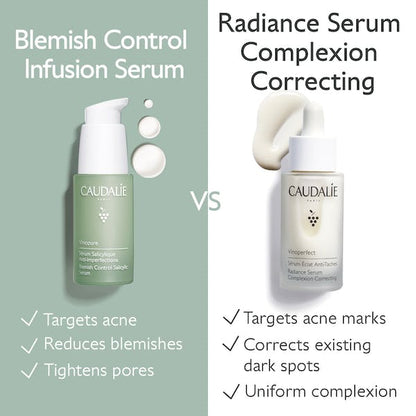 Caudalie Vinopure Blemish Control Salicylic Acid Serum 30 ml -2 Pack