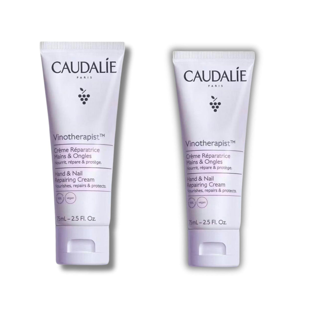 Caudalie Vinotherapist Hand and Nail Care Cream 75 ml -2 Pack