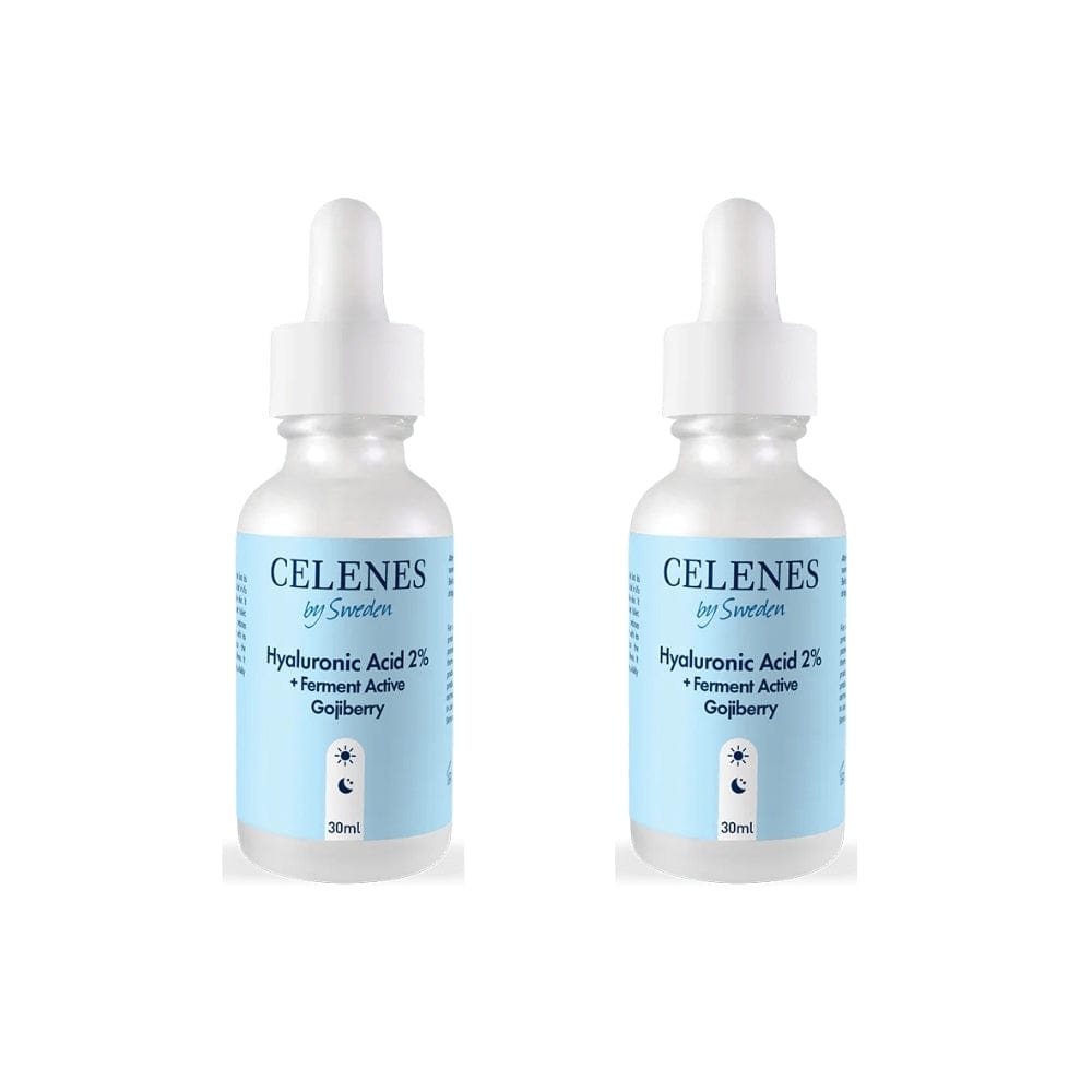 Celenes by Sweden Rena Hyaluronic Acid 2% +Ferment Active Gojiberry 30 ml -2 Pack