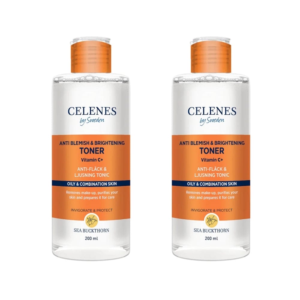 Celenes by Sweden Sea Buckthorn Anti Blemish & Brightening Toner 200 ml / 6.8 fl oz -2 Pack