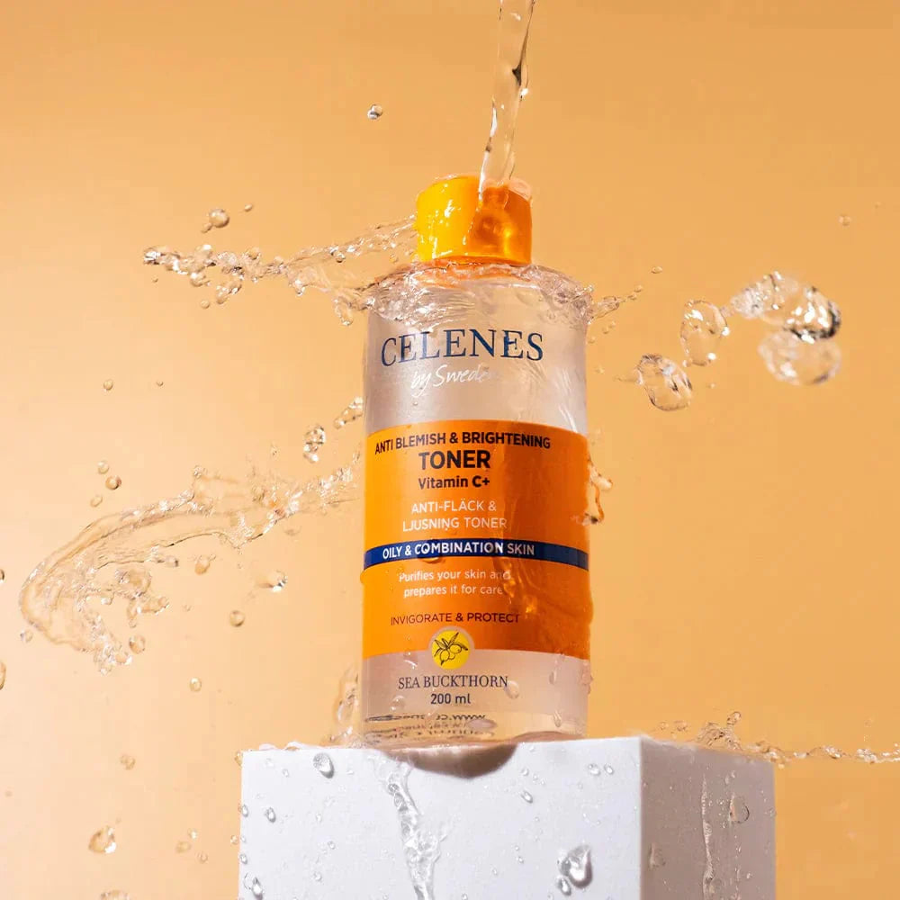 Celenes by Sweden Sea Buckthorn Anti Blemish &amp; Brightening Toner 200 ml / 6.8 fl oz