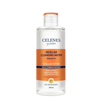 Celenes by Sweden Sea Buckthorn Micellar Cleasing Water 250 ml / 8.5 fl oz