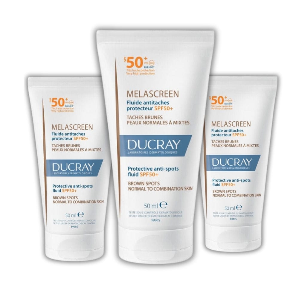 Ducray Melascreen Protective Anti Spots Fluid Spf 50+ 50 ml -3 Pack