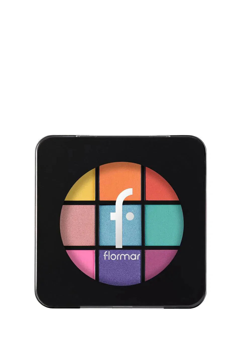 Flormar 9-pack Compact Eyeshadow Palette with Creamy Texture &amp; Matte Finish/Shimmer 9g - 002 Ready The Party
