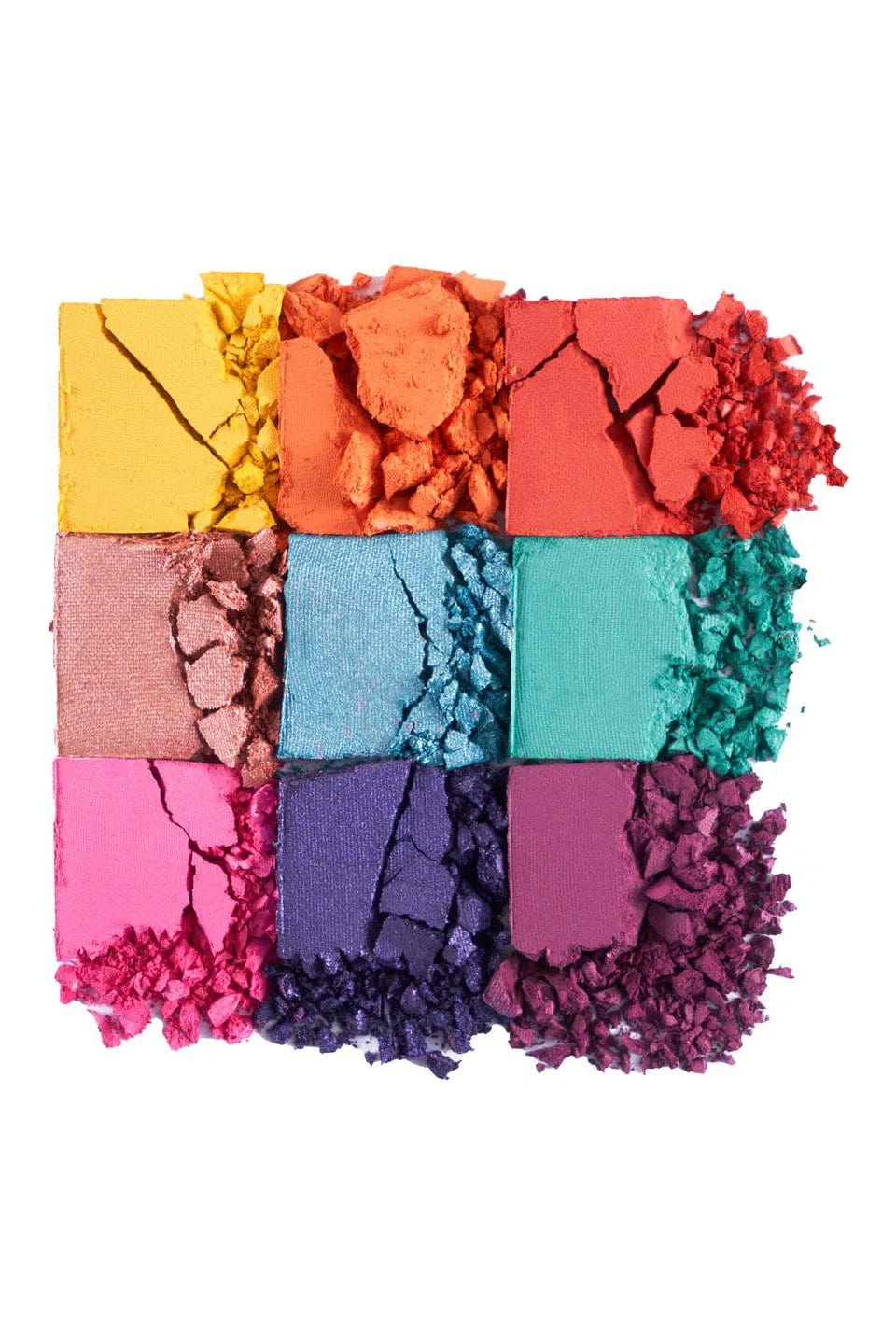 Flormar 9-pack Compact Eyeshadow Palette with Creamy Texture &amp; Matte Finish/Shimmer 9g - 002 Ready The Party