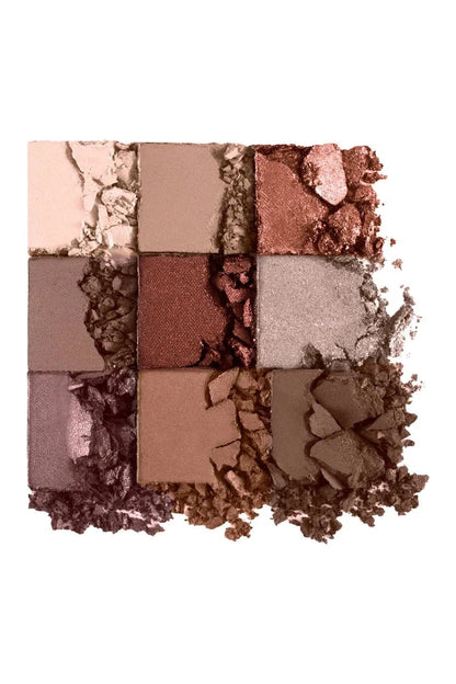 Flormar 9-pack Compact Eyeshadow Palette with Creamy Texture &amp; Matte Finish/Shimmer 9g - 004 Follow Your Heart
