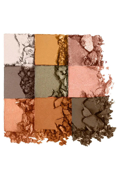 Flormar 9-pack Compact Eyeshadow Palette with Creamy Texture &amp; Matte Finish/Shimmer 9g - 007 Grand Galaxy