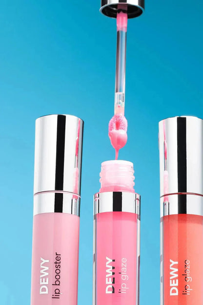 Flormar Dewy Lip Glaze Non-Sticky Lip Gloss for a Glossy &amp; Full Look - 009 Vibrant Red