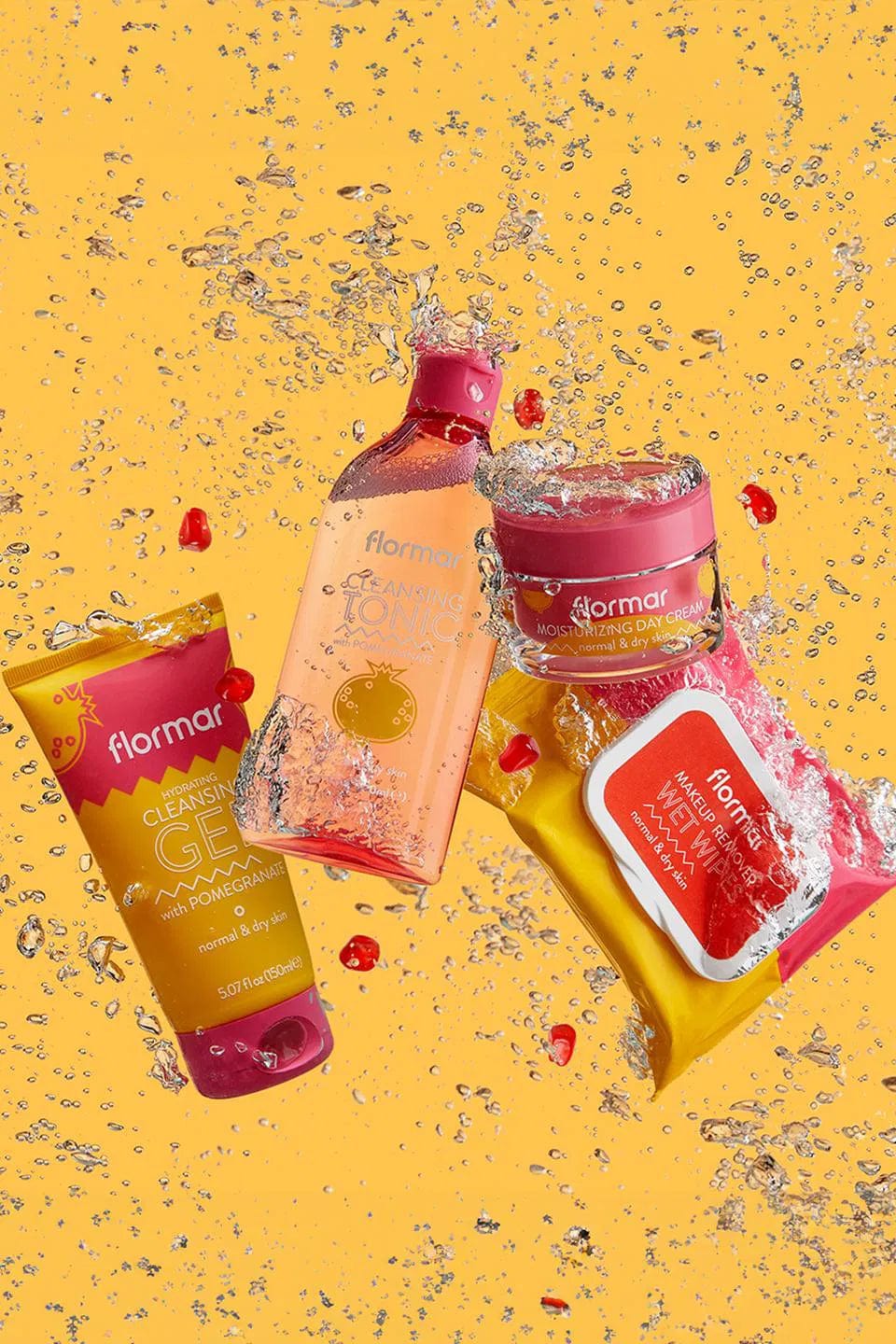 Flormar Facial Cleansing Toner with Pomegranate Extract for Normal &amp; Dry Skin 200ml