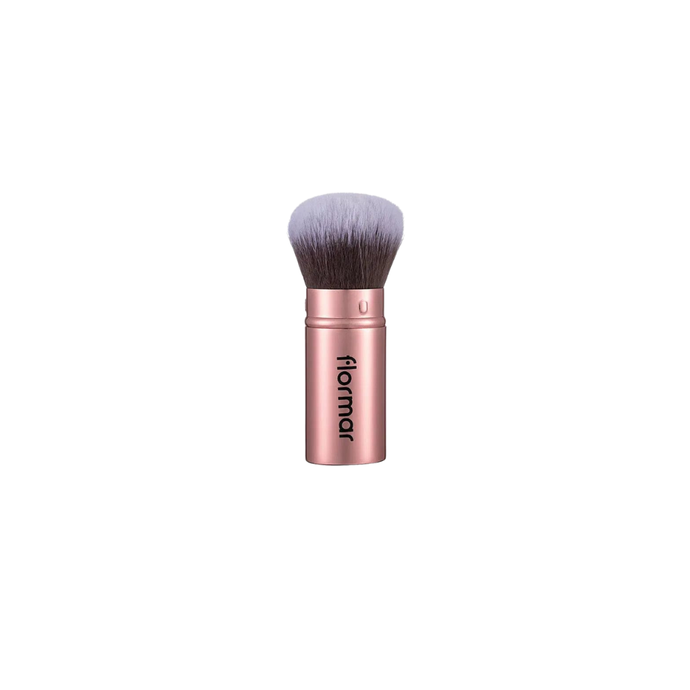 Flormar Multipurpose Kabuki Makeup Brush with Lift Lid &amp; Portable - 003