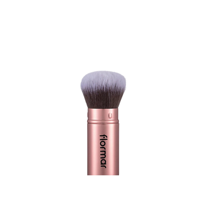 Flormar Multipurpose Kabuki Makeup Brush with Lift Lid &amp; Portable - 003
