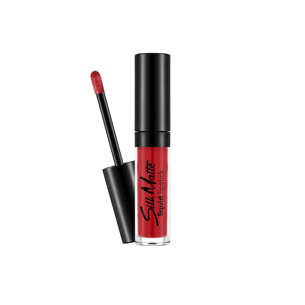 Flormar Silk Matte Highly Pigmented &amp; Moisturizing Liquid Lipstick with Matte Finish 4.5ml - 007 Claret Red