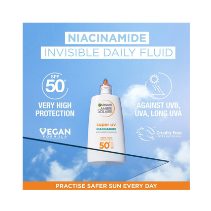 Garnier Ambre Solaire Super UV Niacinamide Facial SPF50+ Cream 40ml