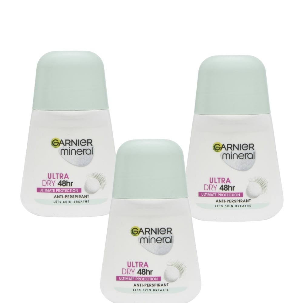 Garnier Mineral Ultra Dry Roll-On 50 ml / 1.7 fl oz 3 Pack