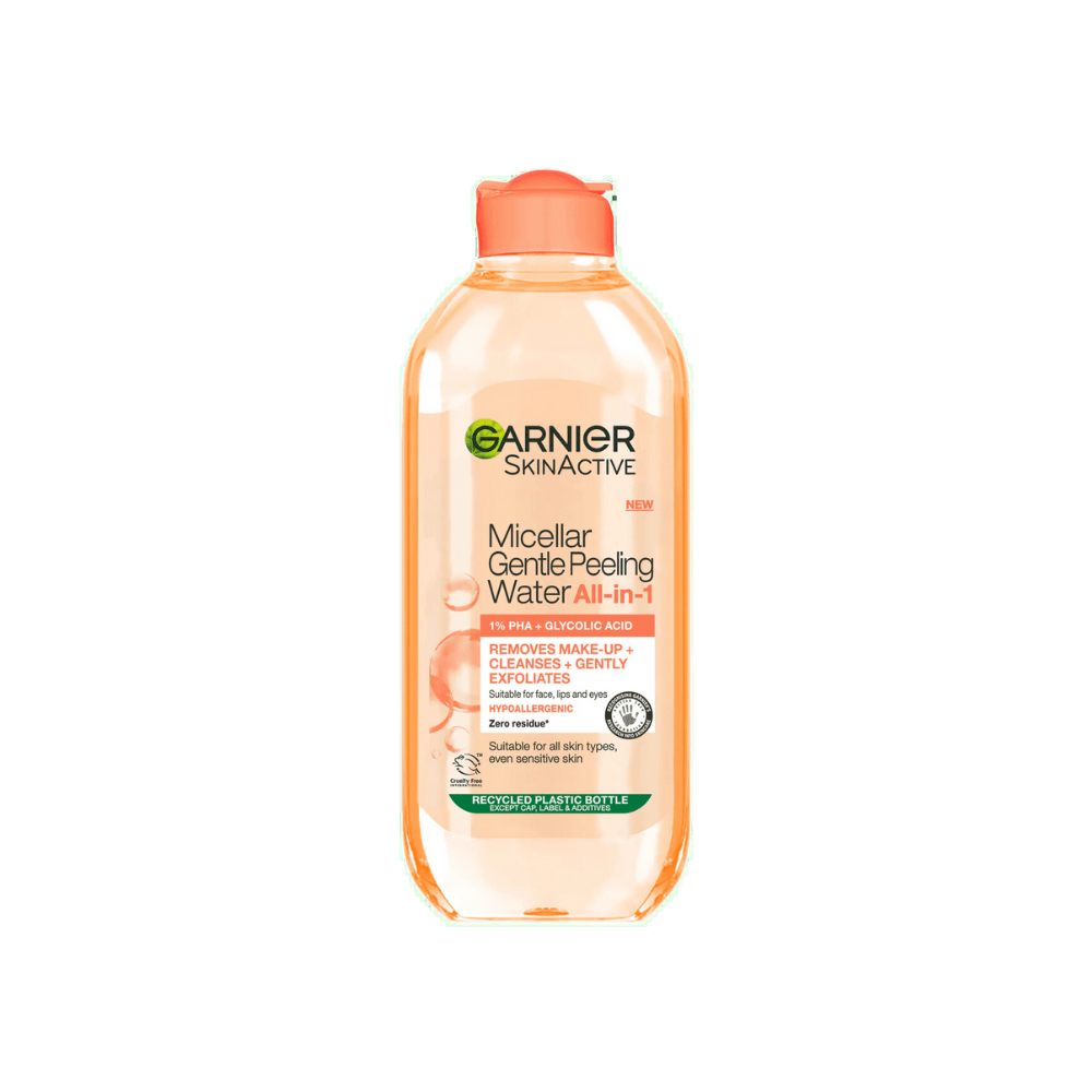 Garnier Skin Active Micellar Gentle Peeling Water Cleanse, Exfoliate & Glow 400 ml / 13.5 fl oz