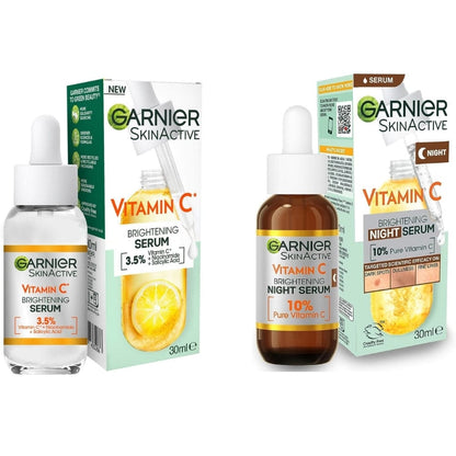 Garnier Skin Naturals Vitamin C Garnier Vitamin C Anti-Dark Spots &amp; Brightening Day &amp;Night Serum 30 ml