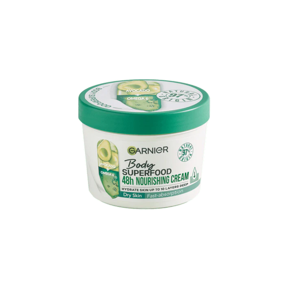 Garnier Superfood Avocado &amp; Omega 6 Superfood Nourishing Body Cream 380ml