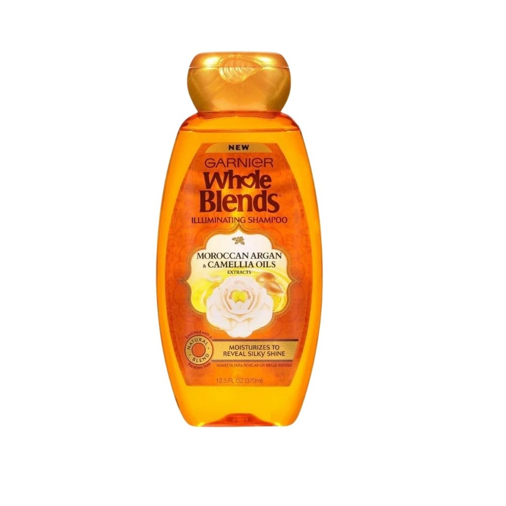 Garnier Whole Blends Moroccan Argan and Camellia Oil Shine Shampoo 370 ml