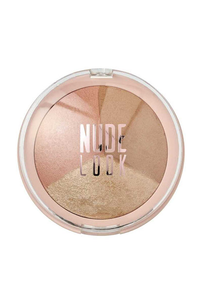 Golden Rose Nude Look Baked Trio Face Powder 60g