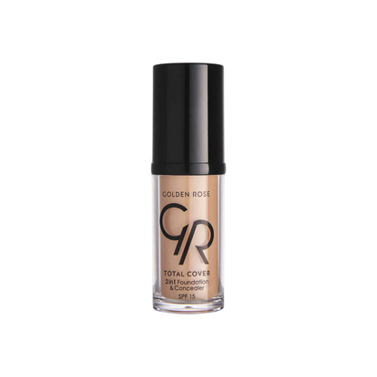 Golden Rose Total Cover 2 in 1 Foundation &amp; Concealer - 07 Natural