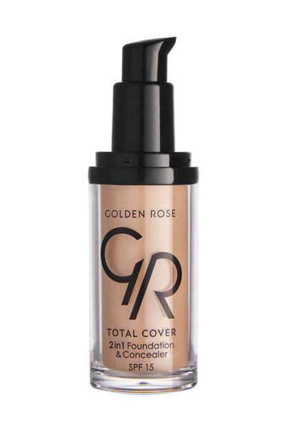 Golden Rose Total Cover 2 in 1 Foundation &amp; Concealer - 11 Nude