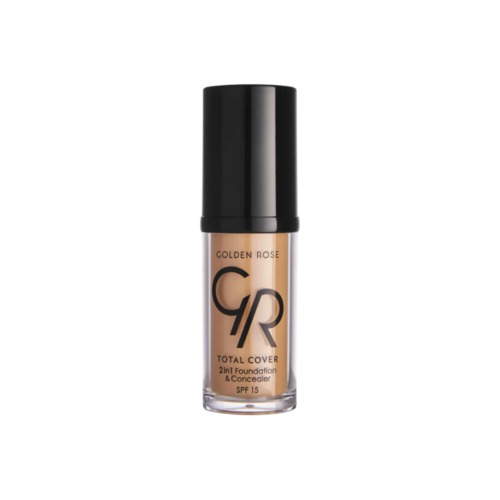 Golden Rose Total Cover 2 in 1 Foundation &amp; Concealer - 16 Warm Honey