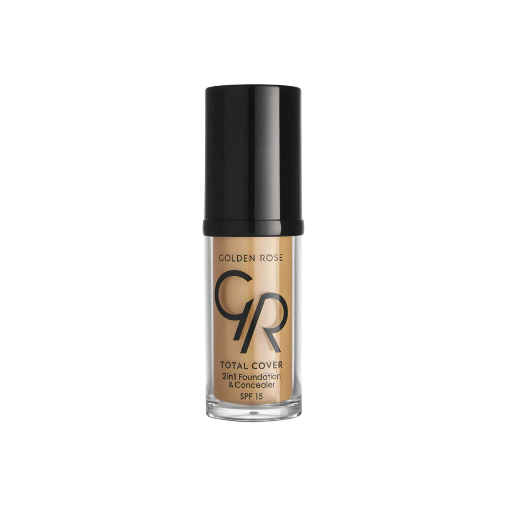 Golden Rose Total Cover 2 in 1 Foundation &amp; Concealer - 18 Cappuccino