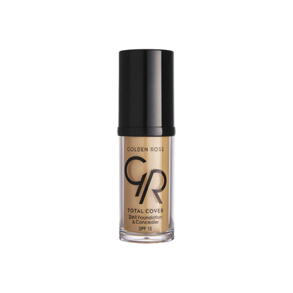 Golden Rose Total Cover 2 in 1 Foundation &amp; Concealer - 23 Medium Yellow Beige